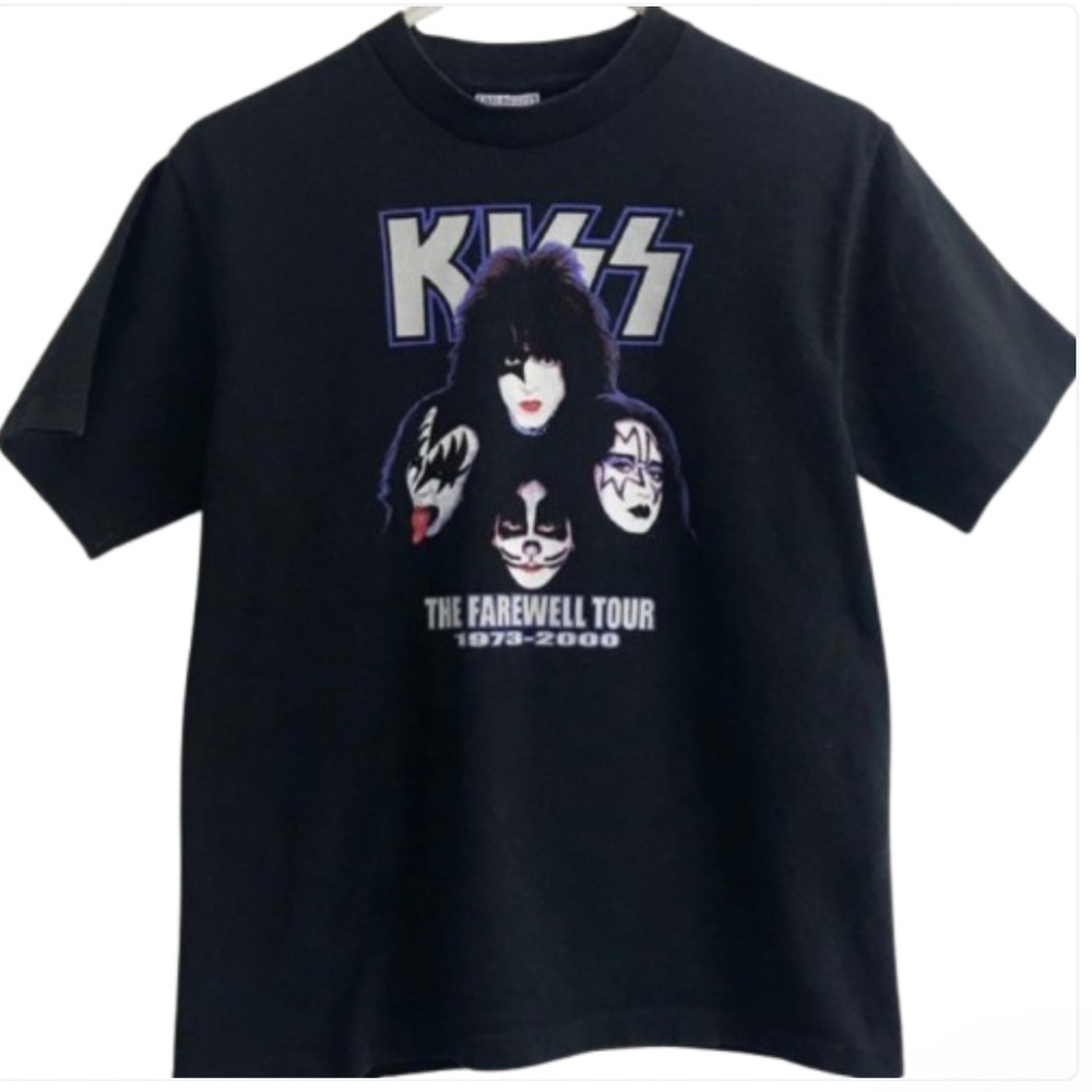 KISS Vintage Farewell Tour 1973-2000 Rock Concert Tee/ Band Tee Men’s M/Youth L